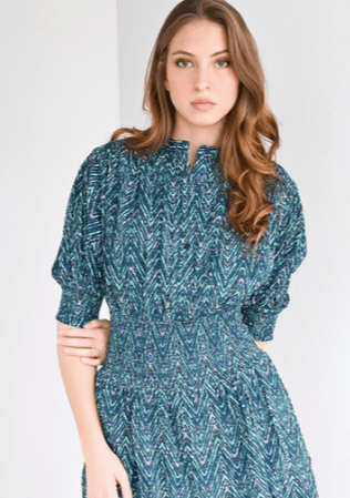 Never A Wallflower Cynthia Dress in Zig Zag