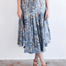 Never A Wallflower Prairie Midi Skirt in Blue Floral - Estilo Boutique