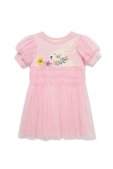 Peek Bunny Dress in Pink - Estilo Boutique