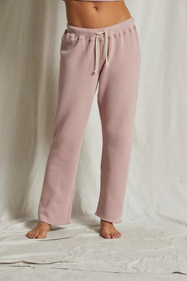 Perfect White Tee Collins Sweatpant in Mauve - Estilo Boutique
