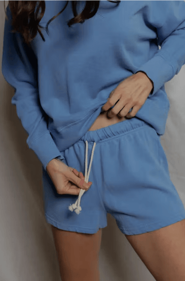 Perfect White Tee Layla Short in Pacific Blue