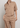 Pharaoh Claude Crop Shirt in Cotton Tencel in Chai