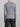 Pharaoh Jimmy Long - Sleeve Tee in Cashmere Rib in Heather Grey