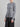 Pharaoh Jimmy Long - Sleeve Tee in Cashmere Rib in Heather Grey