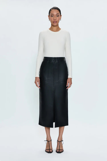 Pistola Alice Utility Midi Skirt in Slate Black - Estilo Boutique