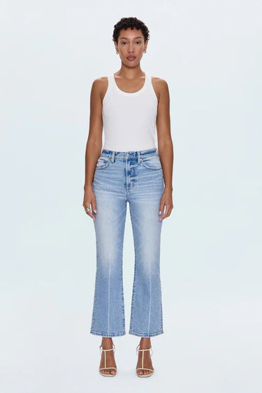 Pistola Ally High Rise Vintage Ankle Boot Jean in High Tide