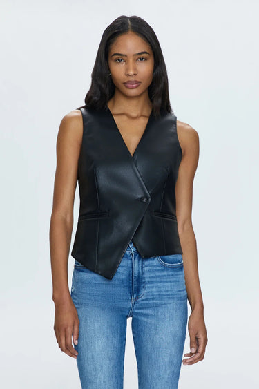 Pistola Arabella Vest in Slate Black - Estilo Boutique