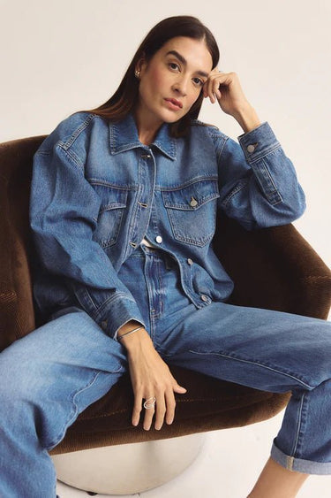 Pistola Bibi Blouson Trucker Jacket in Heartfelt