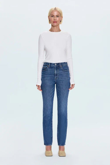 Pistola Bri Slim Straight Leg Jean in Victory