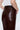 Pistola Cassie Super High Rise Straight in Tobacco Croc