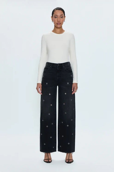 Pistola Hendrix High Rise Baggy Jean in Glamour