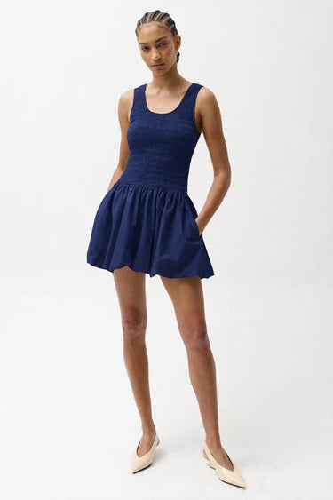 Pistola Ilona Bubble Hem Dress in Peacoat