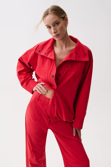 Pistola Liberty Funnel Neck Jacket in Negroni