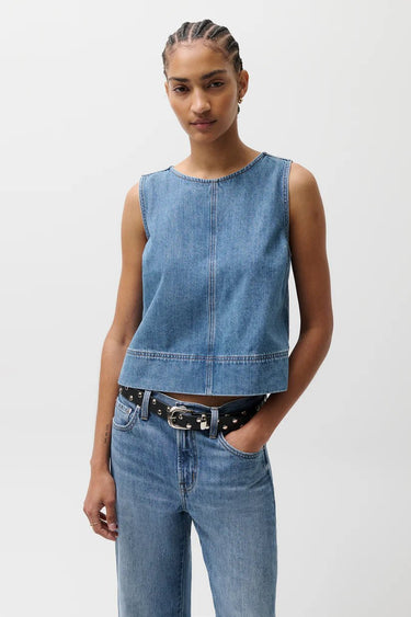 Pistola Rue Swing Shirt in Sail Away
