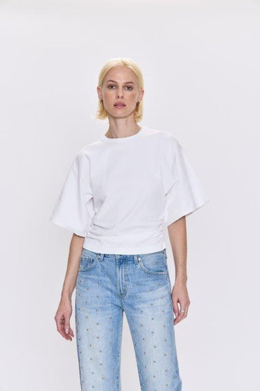 Pistola Veronica Kimono Sleeve Fitted Tee in Le Blanc