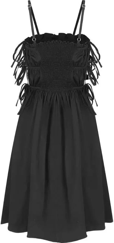 Prime of Lime Ines Dress in Black - Estilo Boutique