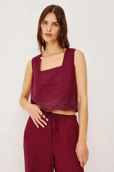 Rails Akira Top in Berry Hibiscus