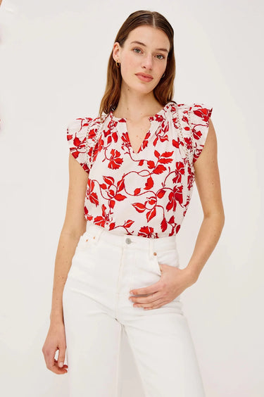 Rails Allea Top in Red Jasmine