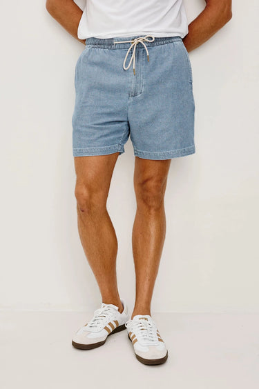 Rails Archer 6" Short in Medium Wash Indigo