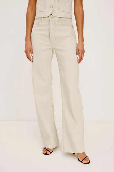 Rails Belmont Arc Denim Ecru Railroad Stripe