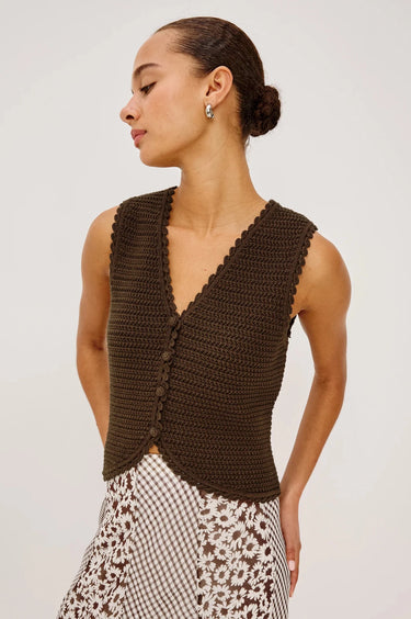 Rails Calypso Vest in Espresso