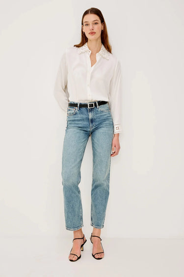 Rails Clarise Shirt in Ivory Eyelet
