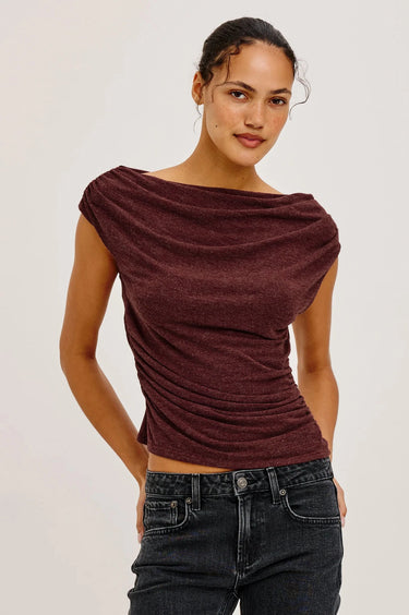 Rails Dominic Top in Merlot