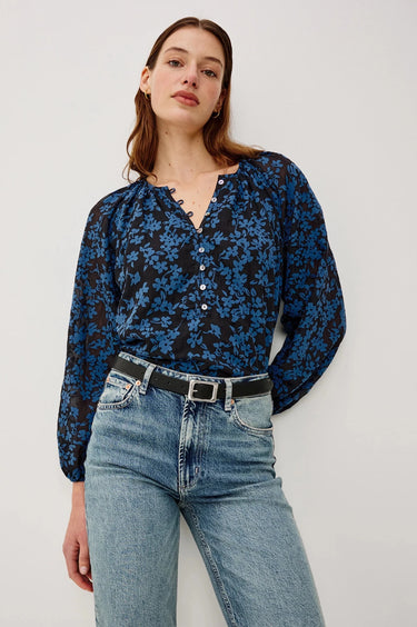 Rails Indi Top in Midnight Silhouette Floral