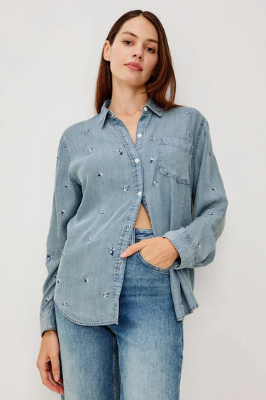 Rails Ingrid Shirt in Blue Blossoms