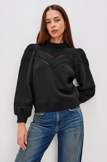 Rails Isles Sweatshirt in Black
