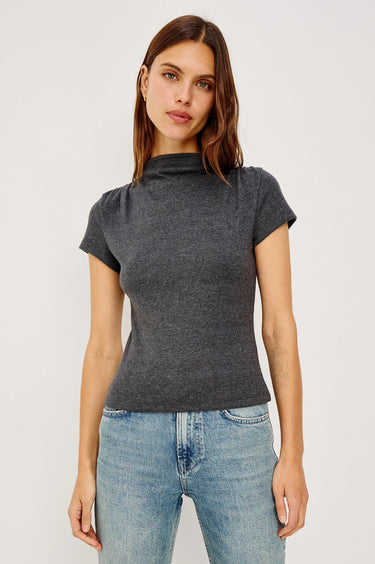 Rails Isobel Top in Charcoal