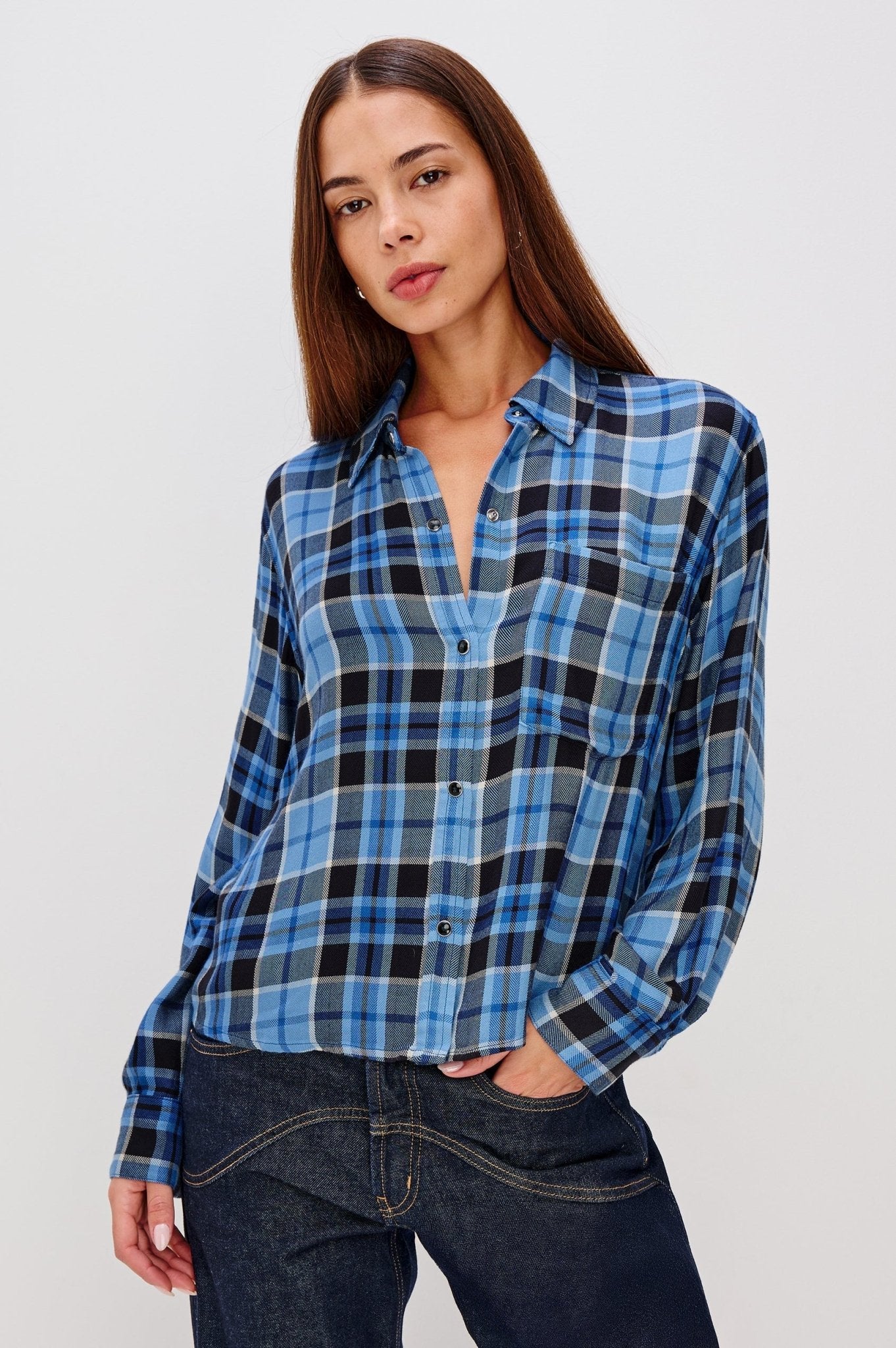 Rails Women's Malin Shirt - Blue - Size S Rails Women's Malin Shirt - Blue - Size S