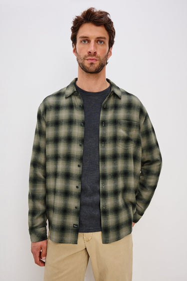 Rails Men Lennox Shirt in Lichen Onyx