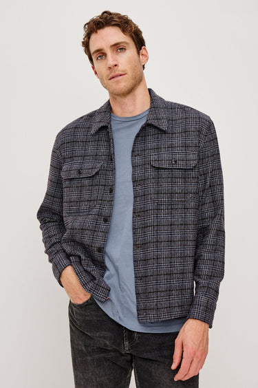 Rails Men Stellan Shirt Jacket in Cedar Bay