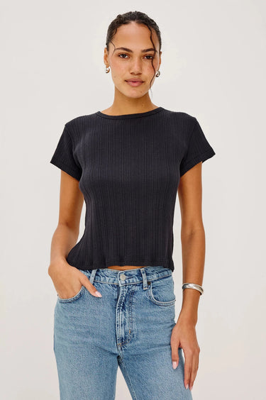 Rails Mickey Top in Black