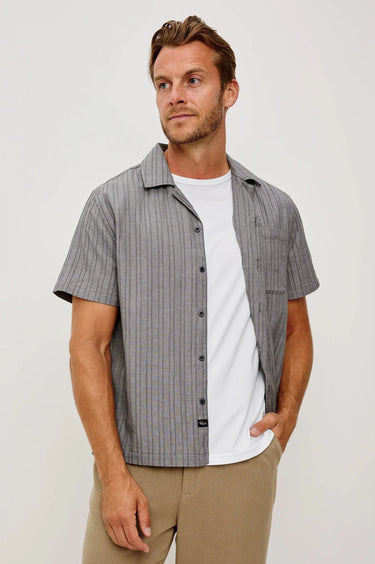 Rails Ohana Shirt in Charcoal Chambray