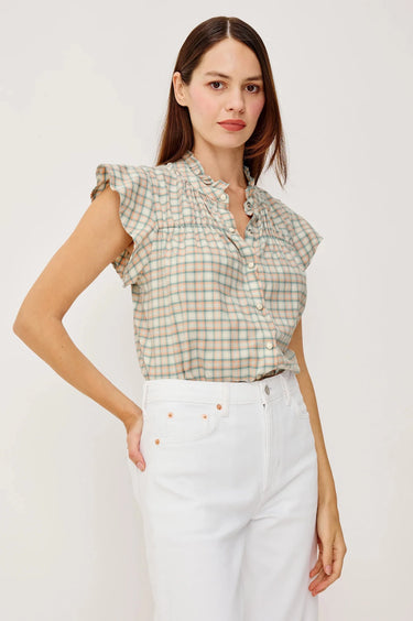 Rails Ruthie Shirt in Julep Mint Check