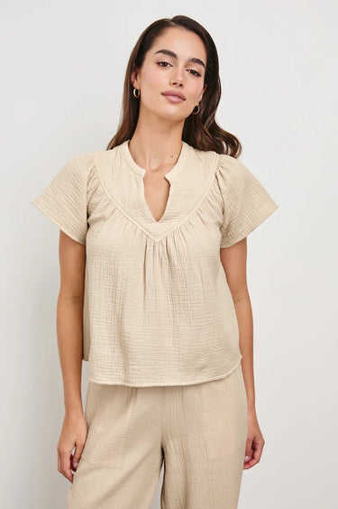 Rails Sayer Top in Flax - Estilo Boutique