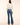 Ramy Brook Cindy Faux Suede Trim Flare Jean in Medium Wash