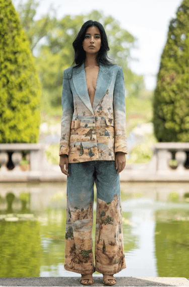 Ranna Gill Parma Wide Leg Pant in Tuscany