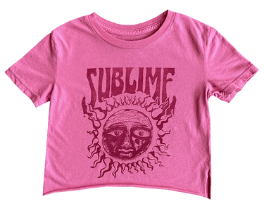 Rowdy Sprout Sublime Crop Short Sleeve in Electric Pink - Estilo Boutique