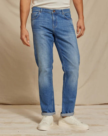Rye 51 Candiani Denim Italian Stretch Selvedge Jean in Matteo Wash