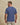 Rye 51 The Luxe Supima Heather Double Trim Crew Tee in Navy