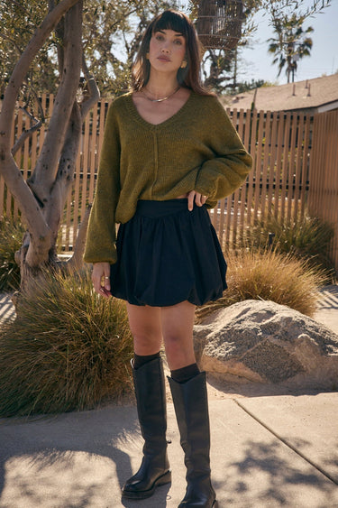Saltwater Aleina Mini Skirt in Black