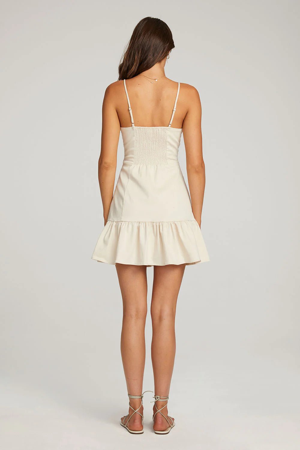 Saltwater Luxe Emi Mini Dress in Salt - Estilo Boutique