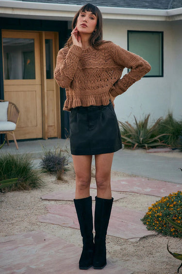 Saltwater Morgan Mini Skirt in Black