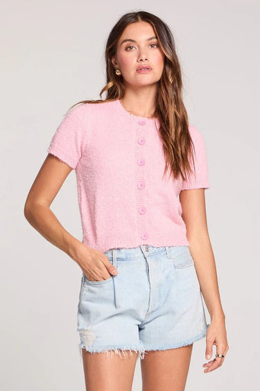 Saltwater Rowann Dahlia Sweater in Dahlia