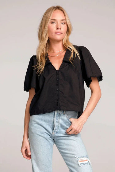 Saltwater Zaylah Top in Black