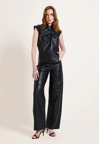 Scarlett Poppies Simone Top in Onyx Black
