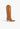 Schutz Maryana Lo Wide Leather Boot in Cuoio Brown
